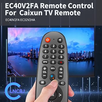 EC40V2FA Replace Remote Control Compatible with Caixun Android TV EC32V2HA