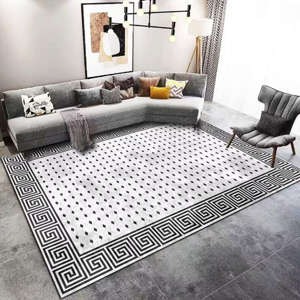 Tapis anti-dérapant lavable pour en finir avec les glissades dans le salon