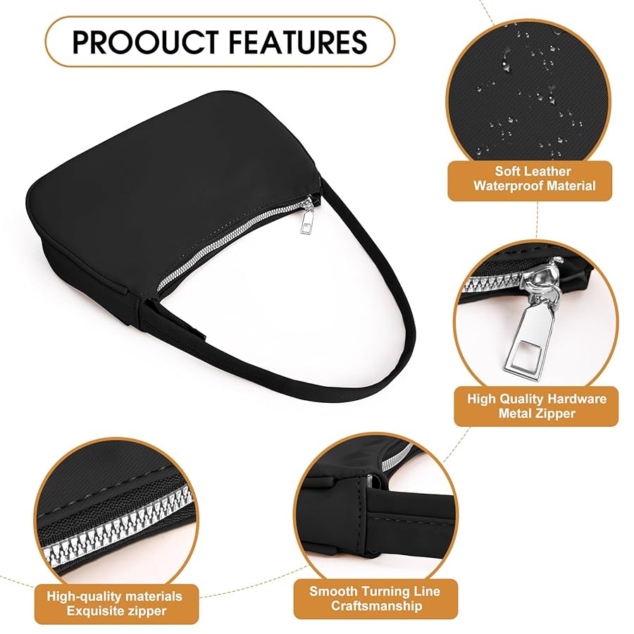 Borsa A Tracolla Donna In Pelle PU - Piccola E Leggera Per Tutto Il Giorno - Foto 10