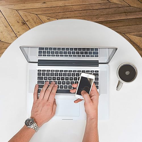 Miniatura 17 de Leopard MDF redondo superior ajustable mesa de bar mesa de pub con patas plateadas y base (negro) Negro/Ajustable,Marrón