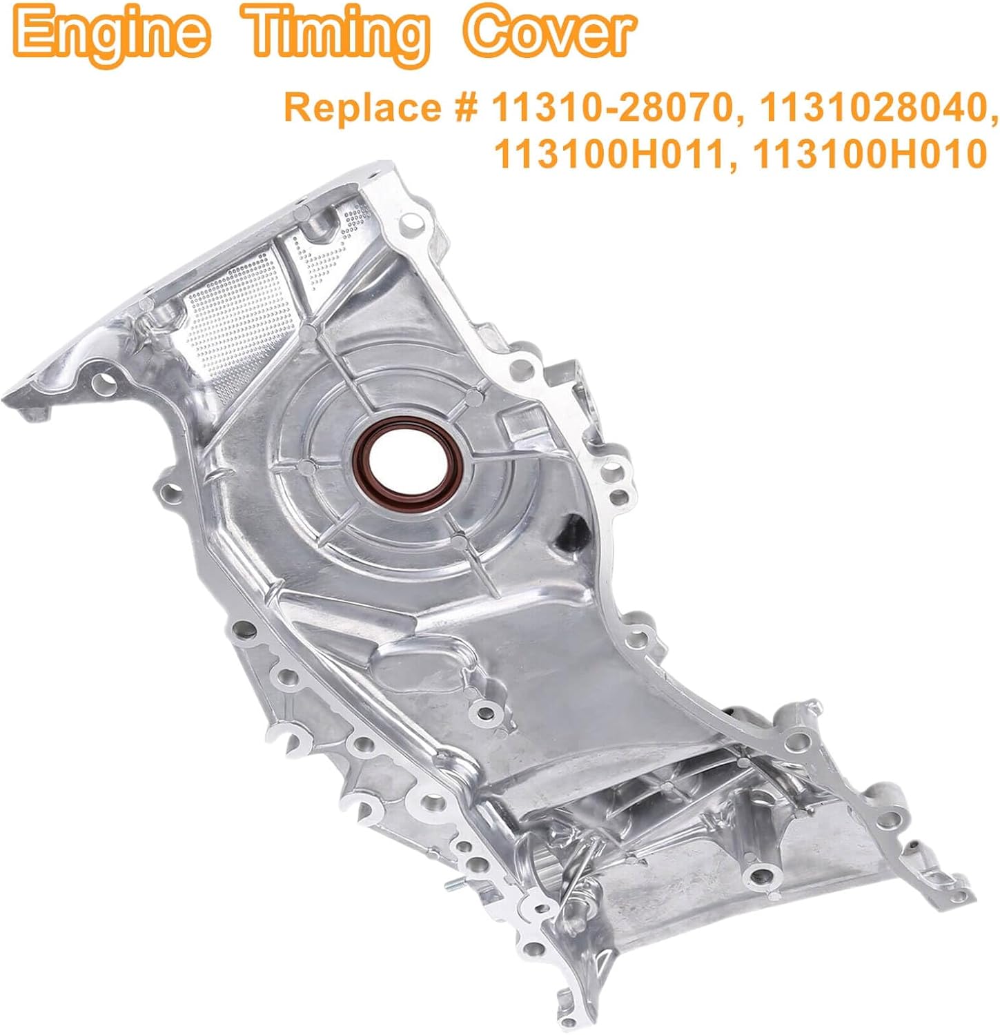 Engine Timing Cover For 2001-2011 Toyota Camry Highlander Solara 2.4L 2AZFE ，Timing Chain Cover Replace # 11310-28070, 1131028040, 113100H011, 113100H010