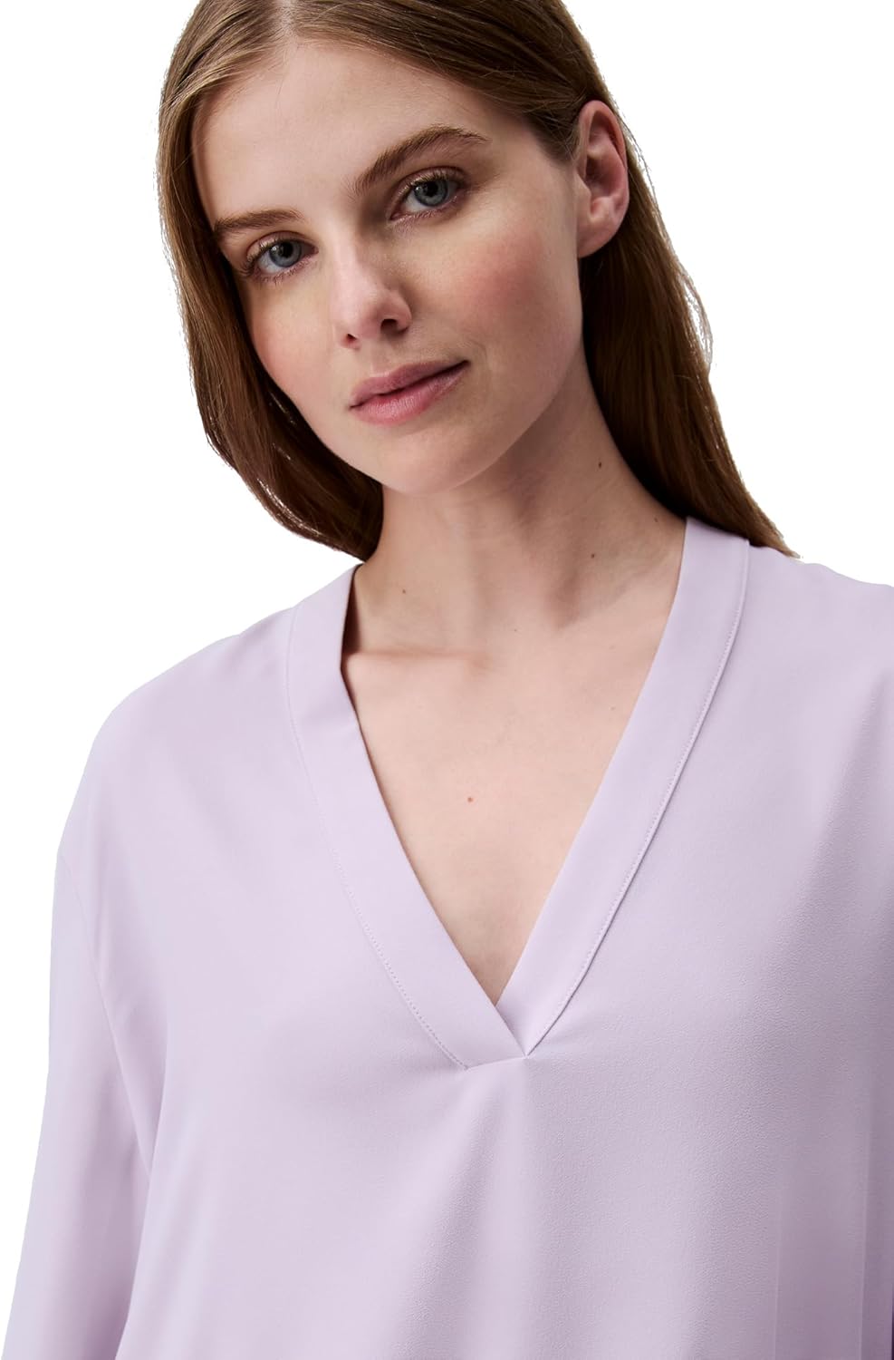 Calvin Klein Women's Relaxed V Neck Blouse - Image 3