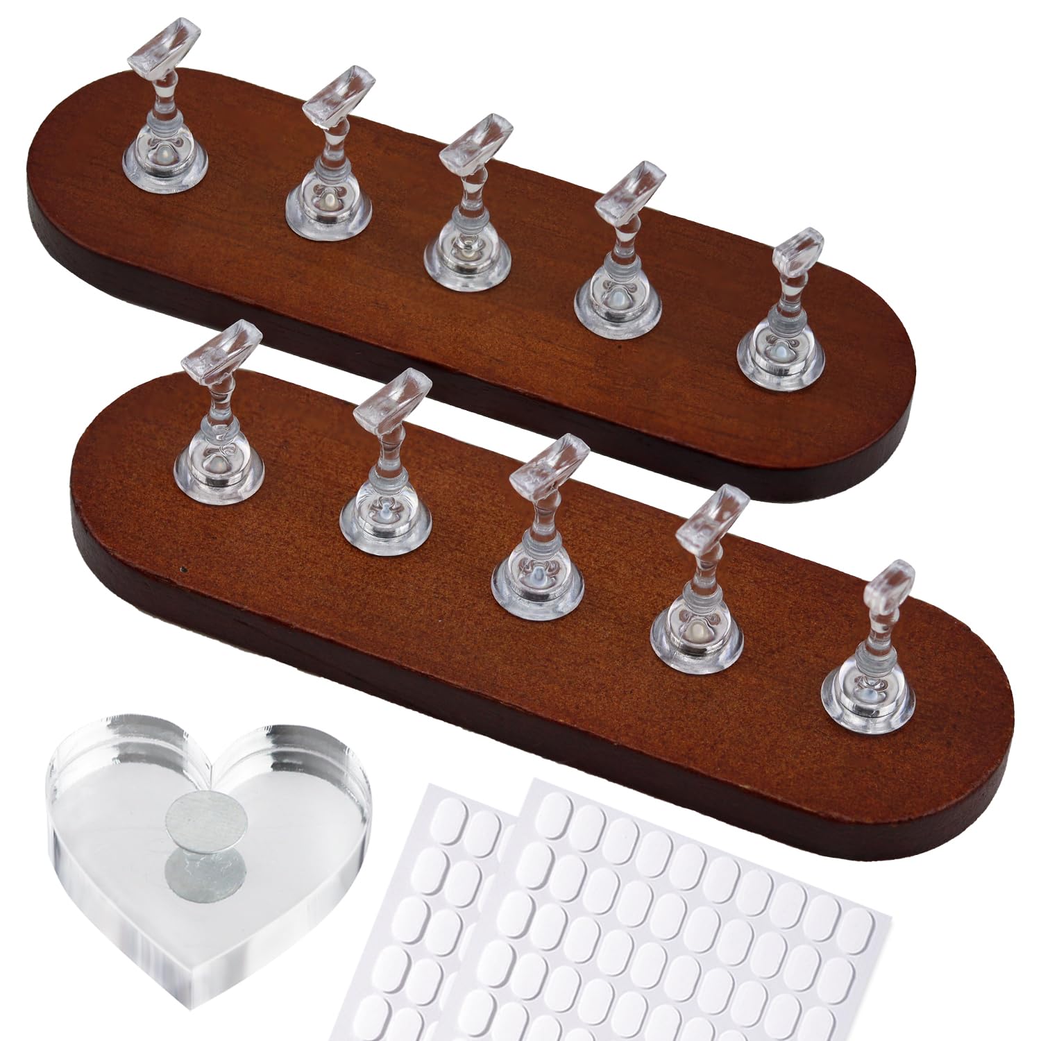 Press On Nail Stand - Display & Practice Your Art -18 Press On Nail Stand - Display & Practice Your Art -18