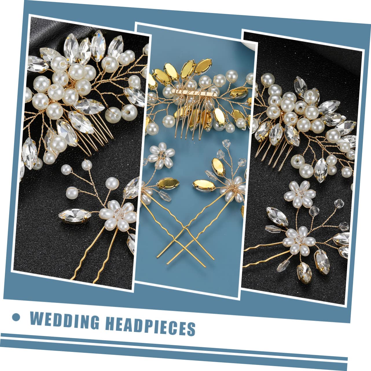 MAGICLULU Lot De 4 Charmantes Épingles À Cheveux Pour Mariage Accessoires De Coiffure Et Décoration Pour Fêtes Et Cosplay