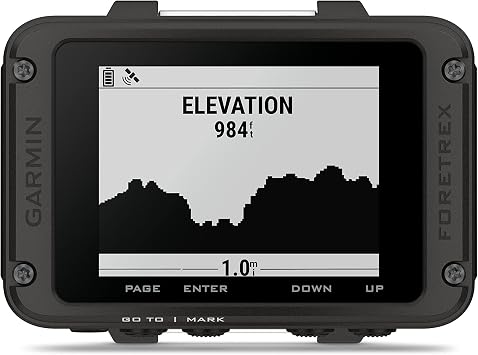 Garmin Foretrex 801 Wrist-Mounted GPS Navigator with Tactical Features, No Strap with Wearable4U E-Bank Bundle