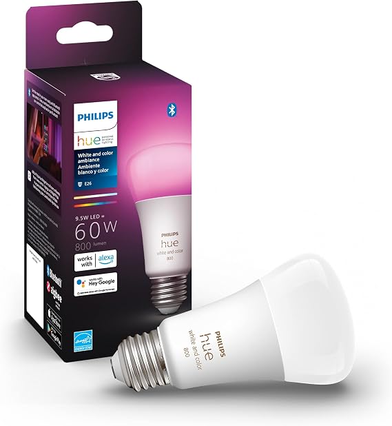 Philips Hue White and Color Ambiance Smart Bulbs and Bridge Bundle