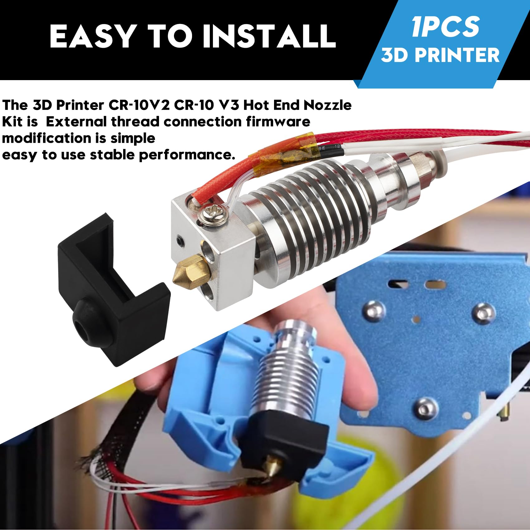 ホットエンドキット Creality CR-10 V2 V3 3Dプリンター Amazon.com: Hot End Kit Compatible with Creality CR-10 V2 V3