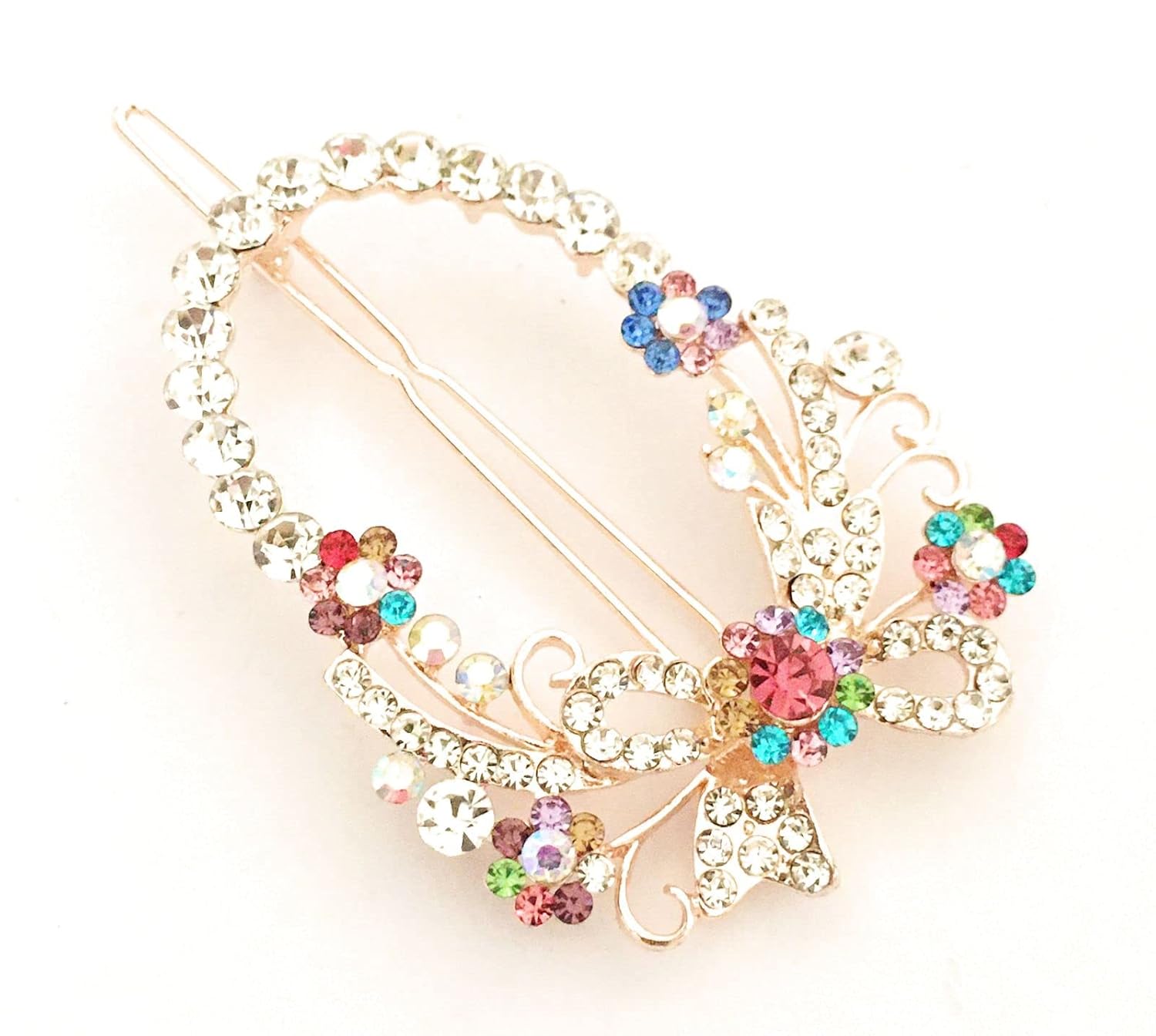 hair clips for women and girls gold color hair pins (pack of 1) with