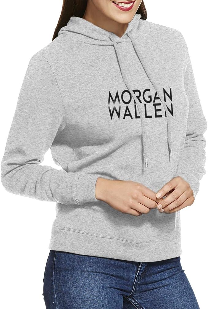 Senziood Women's Hoodie Morgan Wallen Fashion Pullover Hooded Sweatshirt for Women Gray : Amazon 