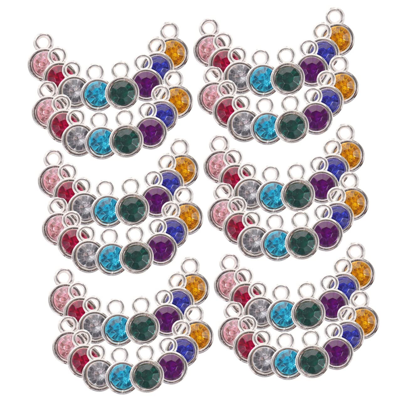 200 Pz Pendente Dei Monili Materiale Dei Gioielli Fai Da Te Creazione Di Gioielli Accessori Della Pietra Preziosa Ciondola I Fascini Vestito Della Pietra Preziosa Accessorio
