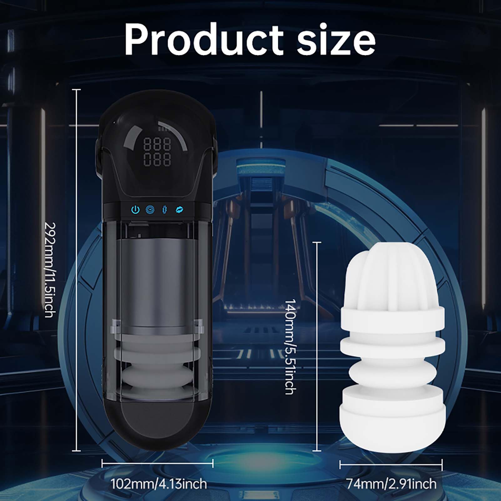 Elektrischer Masturbator Sex Spielzeug Für Die Männer Blowjop Sucking Machine Penis Vibrator Mit 9 Modi Teleskop Vibration Saugen Elektrische Cup Masturbatoren Für Intensives Penis Massage Erlebnis