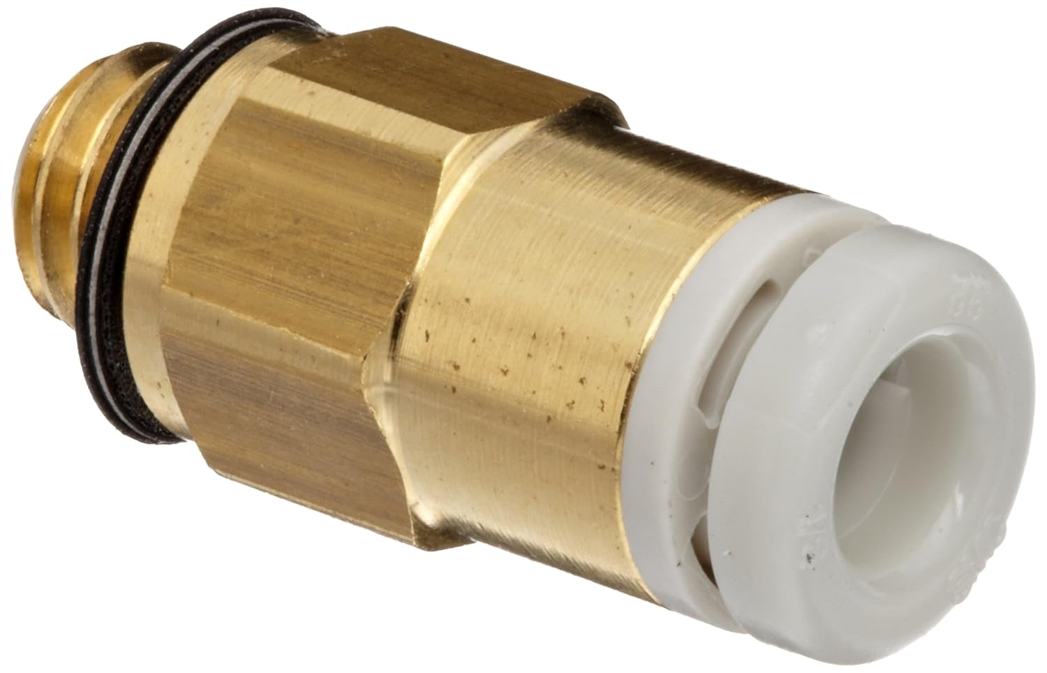 SMC KQ2H23M5A Brass PushtoConnect Tube Fitting, Adapter, 3.2 mm Tube