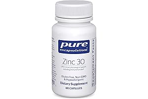 Pure Encapsulations Zinc 30 mg: Boosting Immunity, Growth, and Wound Repair with Zinc Picolinate