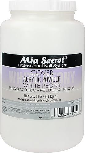 Cover White Peony Acrylic Powder Mia Secret (5 lbs)