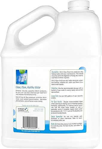 Miniatura 4 de botella de enzimas para spa, Amarillo translúcido