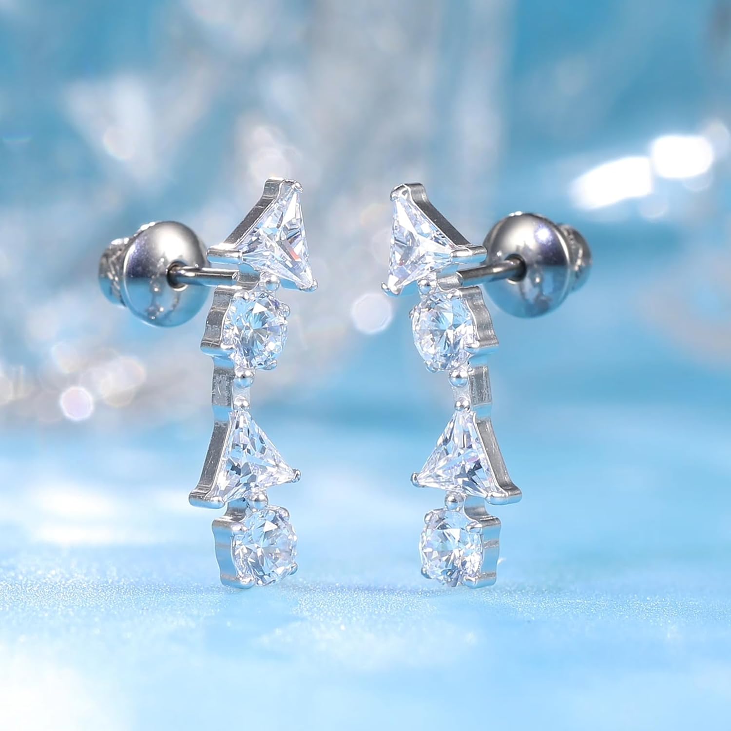 Limerencia Titanium Hypoallergenic G23 Implant Grade Screw Back Earrings Tragus 20G Helix F136 Piercing Post for Sensitive Ears Cartilage - Image 9