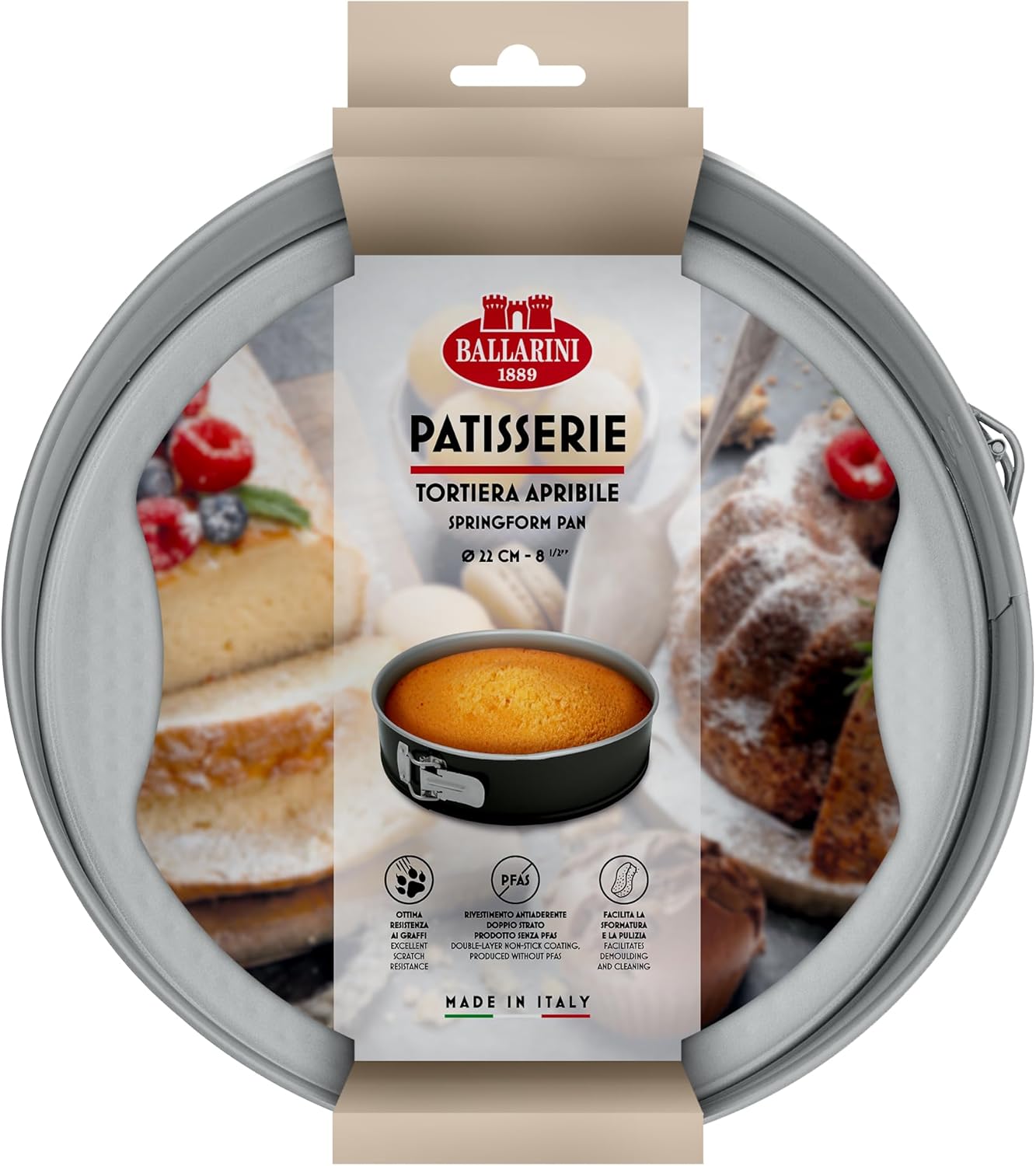 BALLARINI 22cm Open Cake Tin