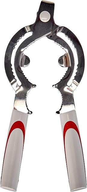 Leifheit Lid Opener ComfortLine, Stainless Steel, White