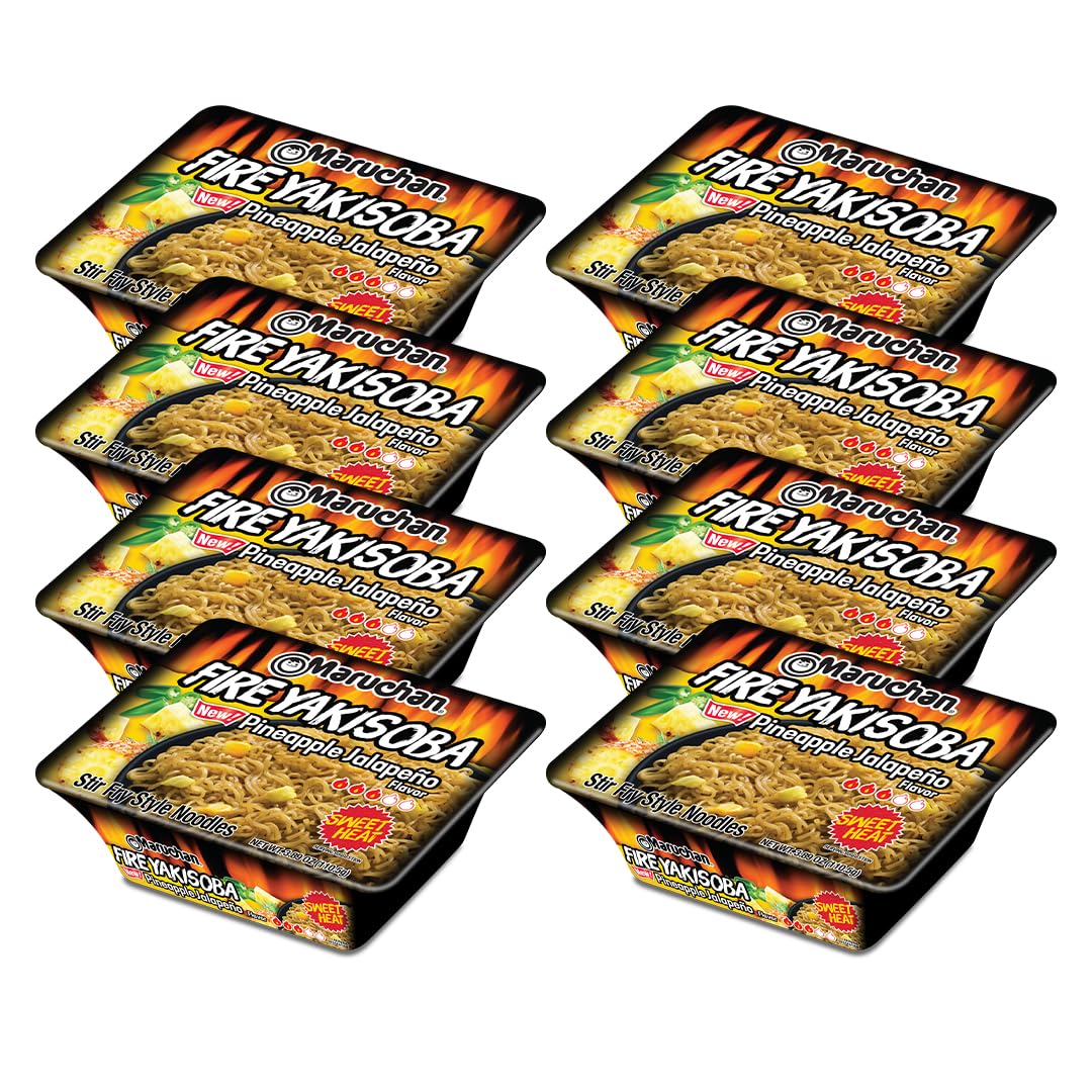supreme【まるちゃん】 Amazon.com: Maruchan Yakisoba, FIRE Pineapple Jalapeno Flavor