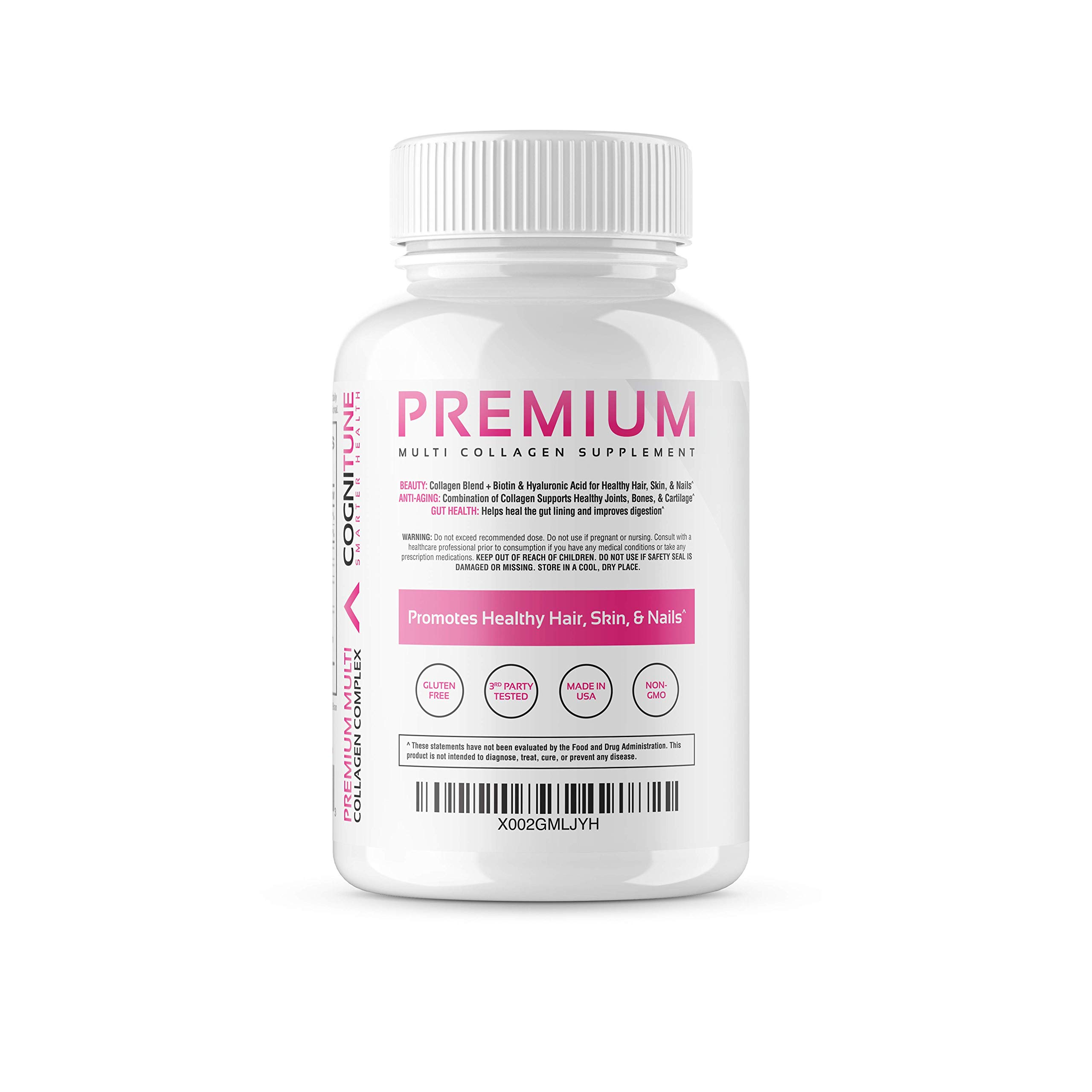 Multi Collagen Pills with Hyaluronic Acid and Vitamin C, Biotin Type
