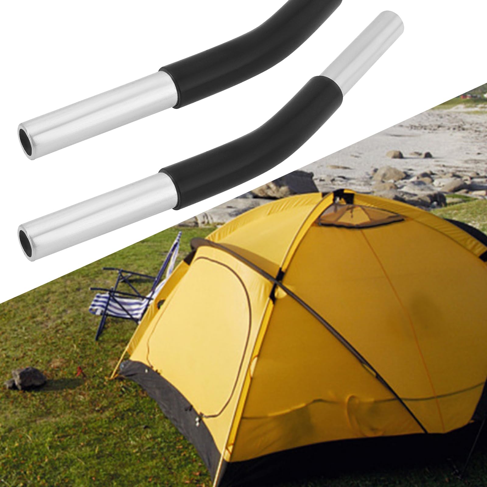 4 x 150-Grad-Winkel-Aluminium-Zeltstangenverbinder für 8,5 mm oder 9,5 mm Stangen (Aluminium 7071)