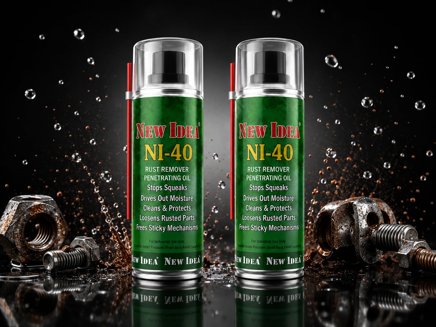 NI NEW IDEA NI-40 Rust Remover & Penetrating Oil Spray Combo Pack of 2 (500ml Each)-picture-22