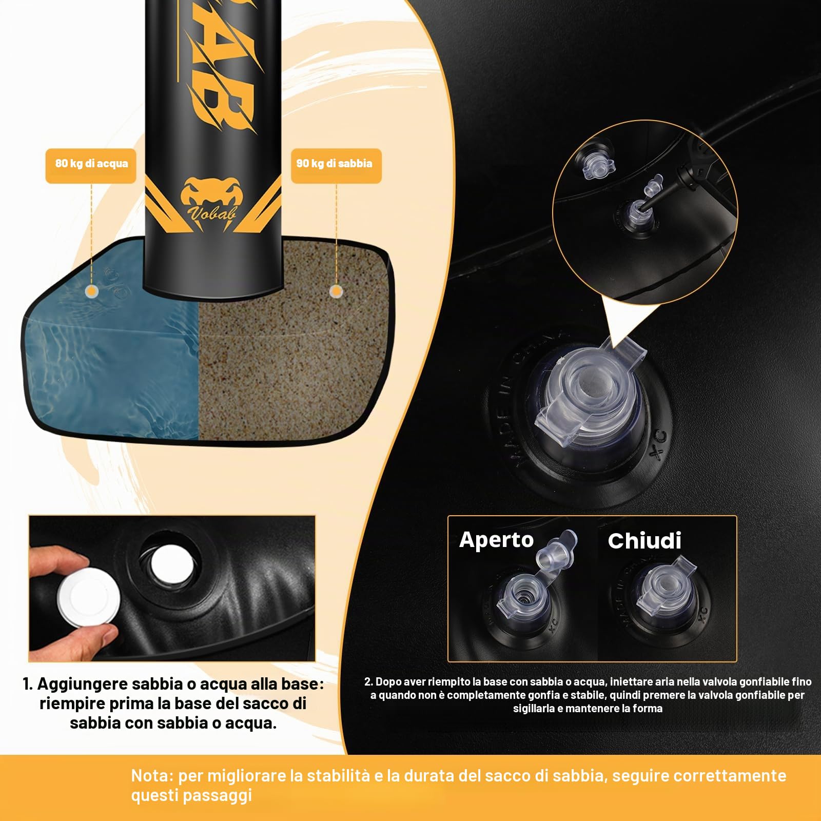 Sacco da boxe pesante con base quadrata, sacco da boxe, guantoni da boxe, pompa, confezione regalo di alta qualità per casa, palestra, MMA, fitness, sacco da boxe gonfiabile da uomo
