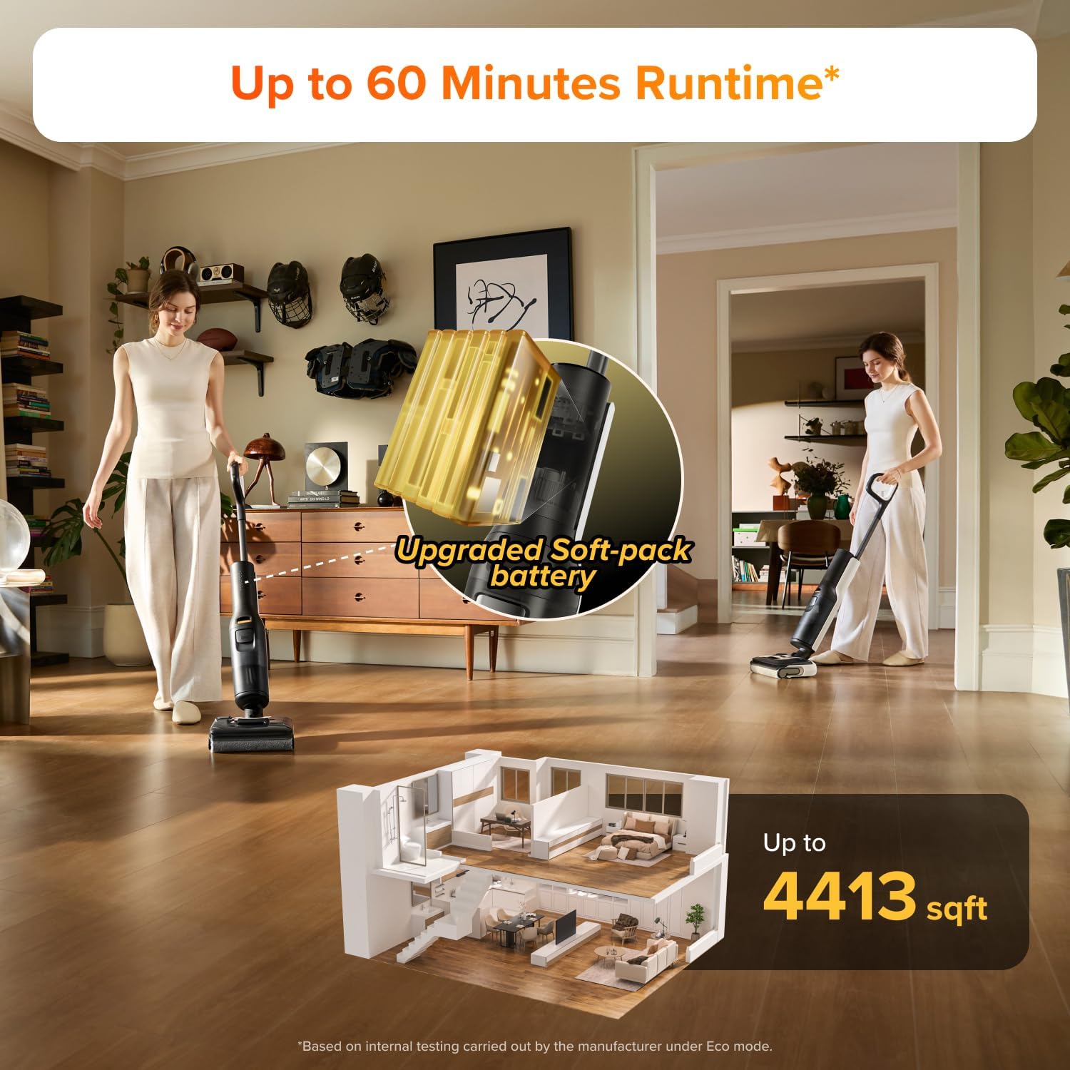 roborock F25 LT Wet Dry Vacuum Cleaner, 20000Pa Hard Floor Vacuum Mop photo 7