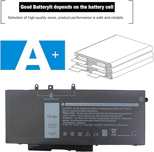 Miniatura 4 de TECHEER GJKNX 5480 5580 GD1JP - Batería compatible con Dell Latitude 5480 5580 5280 5590 5490 E5480 E5580 E5490 E5590 E5591 Precision 15 3520 3530