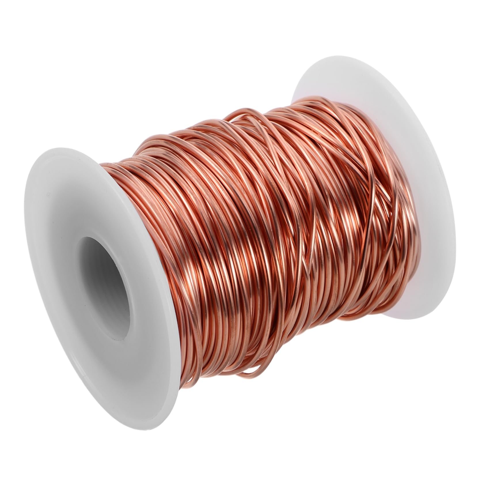 HOMSFOU 1 Rotolo Filo Rame per Creazioni Fai da Te Giardinaggio e Gioielli Filo Flessibile per Saldatura e Progetti Elettrici per Elettrocultura