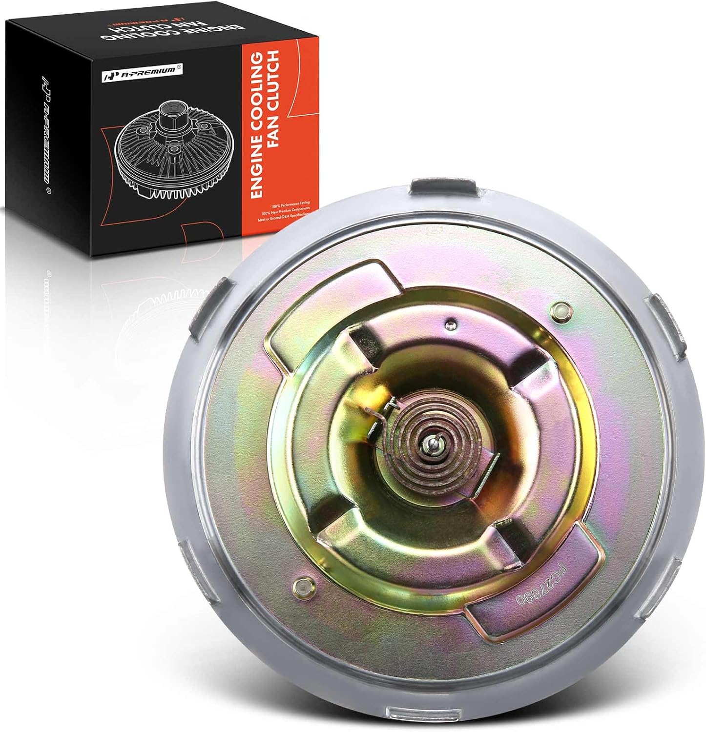 A-Premium Engine Cooling Fan Clutch Compatible with Jeep Cherokee 1987-2001, Wrangler 1997-2004, Comanche 1987-1992, Wagoneer 1987-1990, 2.4L 2.5L 4.0L