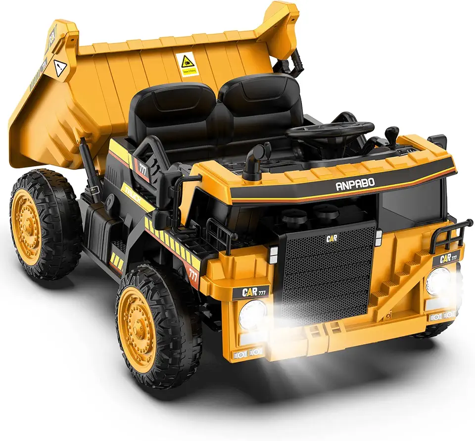 ANPABO Ride on Dump Truck, 12V Ride on...