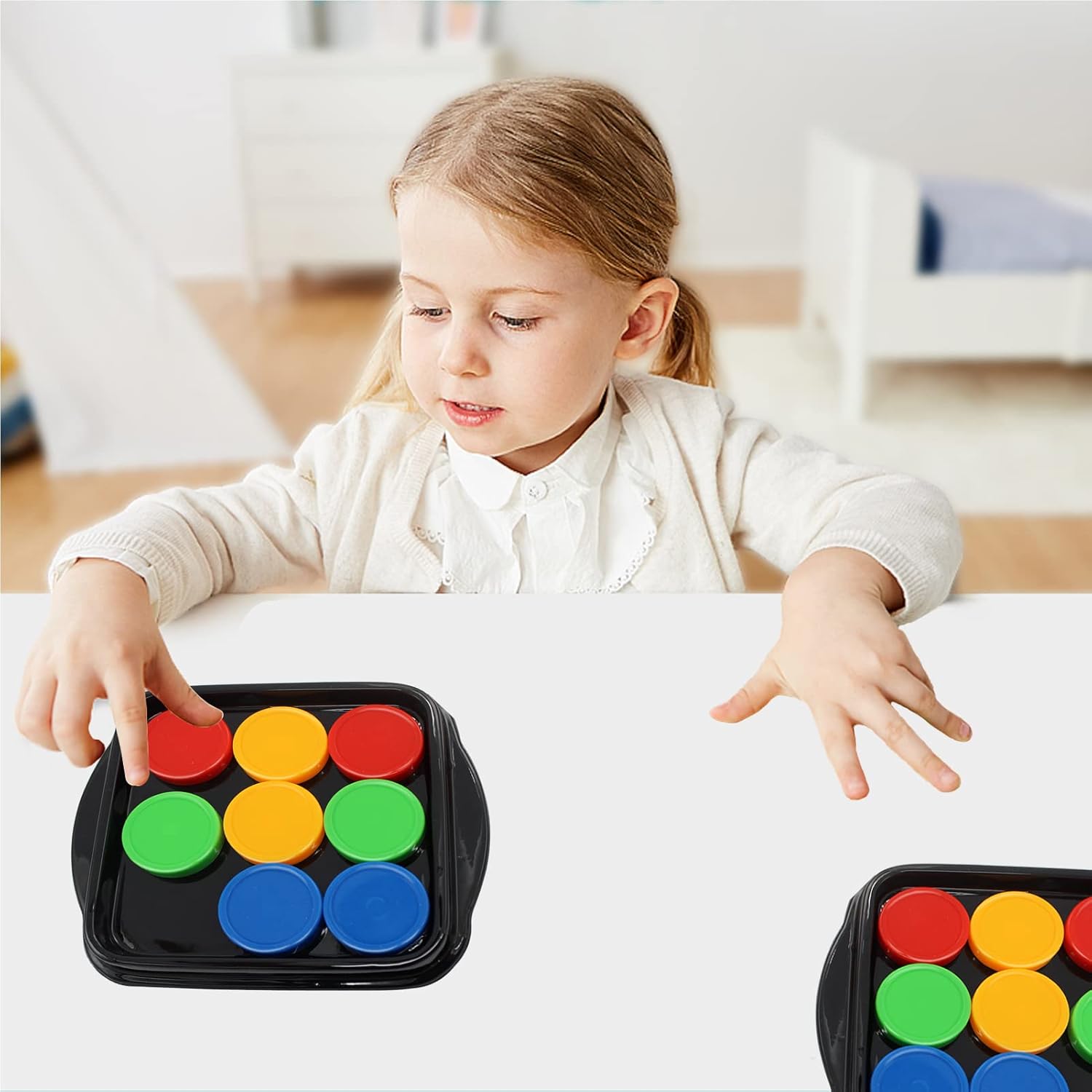 Hioph Crazy Push And Push Table Games, Kids Education Puzzle Toy