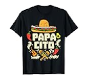 Papacito Family Cinco De Mayo Matchin Couple Mexican Dad Men T-Shirt