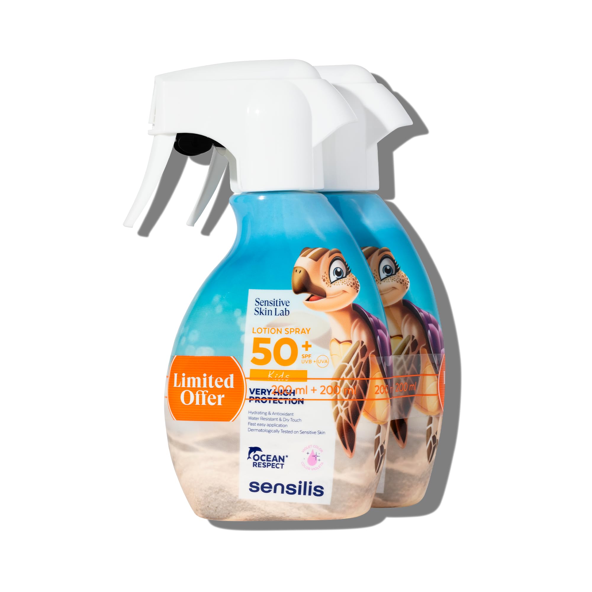 Sensilis - Lotion Spray SPF50+ Kids, Protector Solar Infantil, con Alantoína, Vitamina E y Aloe Vera, Calma, Hidrata y con Efecto Antioxidante, Apto para Pieles Atópicas - 200 ml — view 7