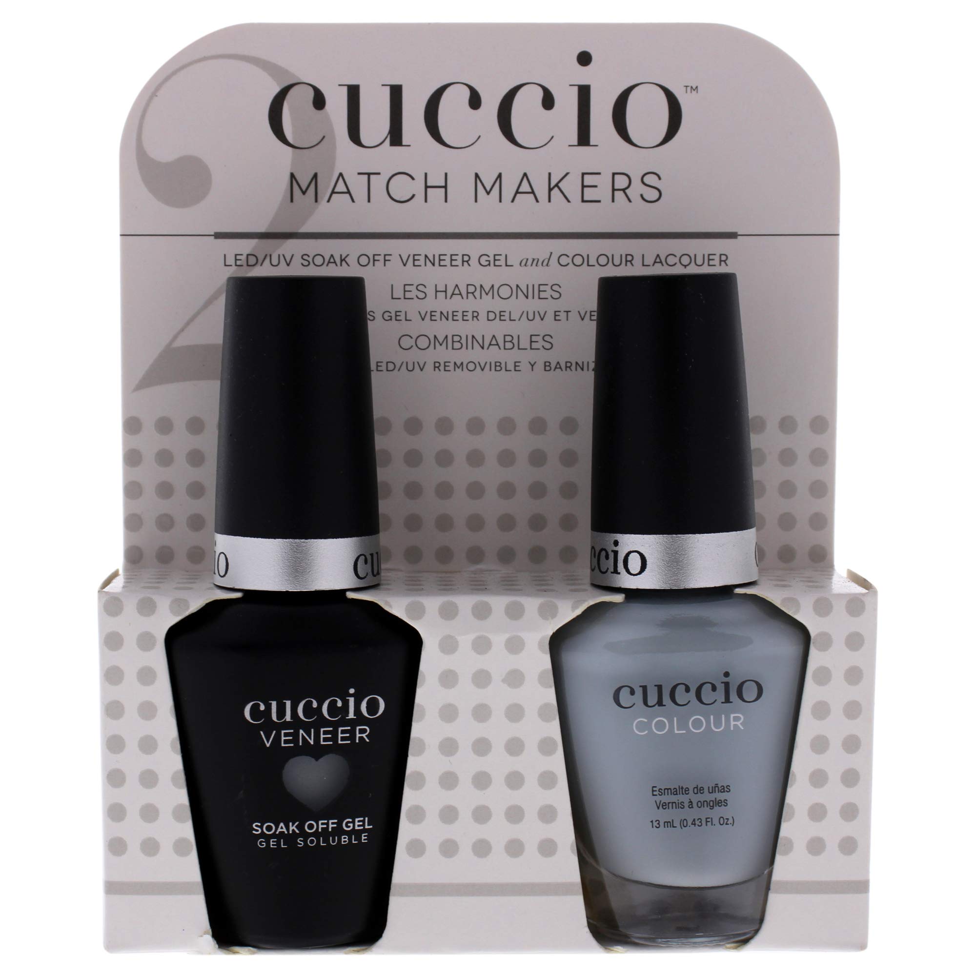 CuccioMatchmaker - Colour Nail Lacquer & Veneer Gel Polish - For Manicures/Pedicures, Full Coverage - Long Lasting - Cruelty, Formaldehyde & Toluene Free - 0.43 oz, Follow Your Butterflies - BLUE (I0100531)