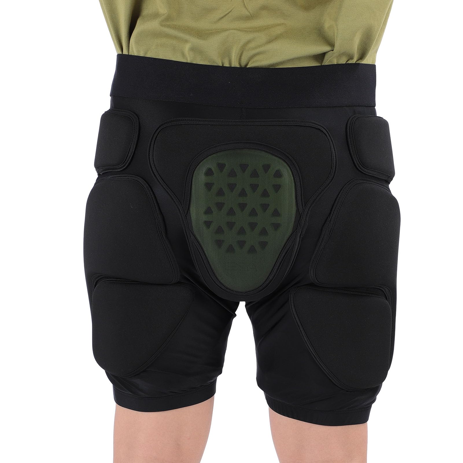 Pantaloncini Protettivi per Anca e Coccige, Attrezzatura Sportiva per Sci e Snowboard con Imbottitura in Poliuretano Traspirante per Pattinaggio (XL)