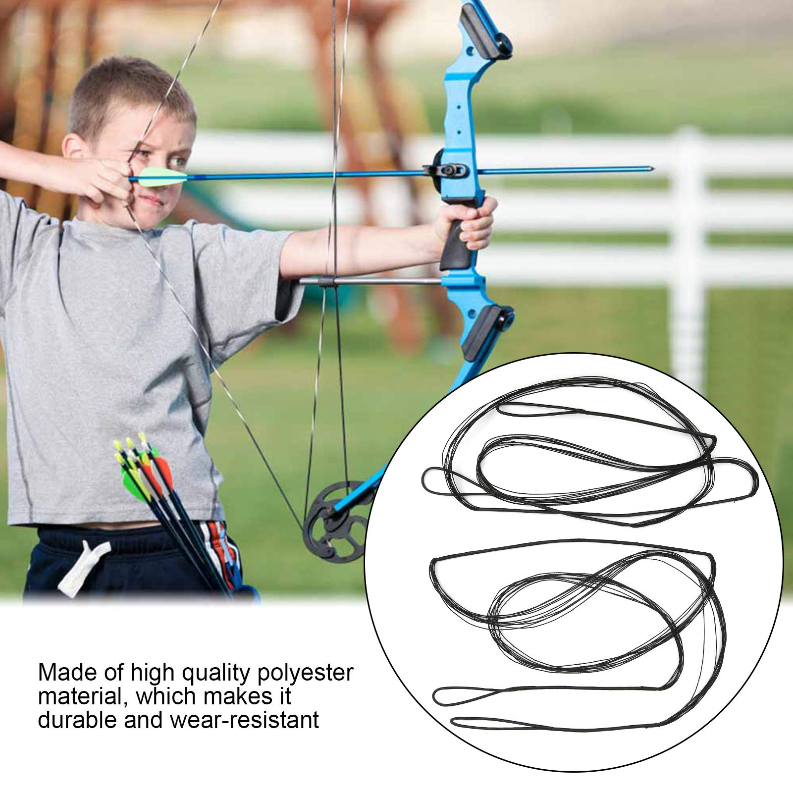 Corda Per Archi In Poliestere - 51 Pollici Per Archi Ricurvi E Longbow - Foto 6