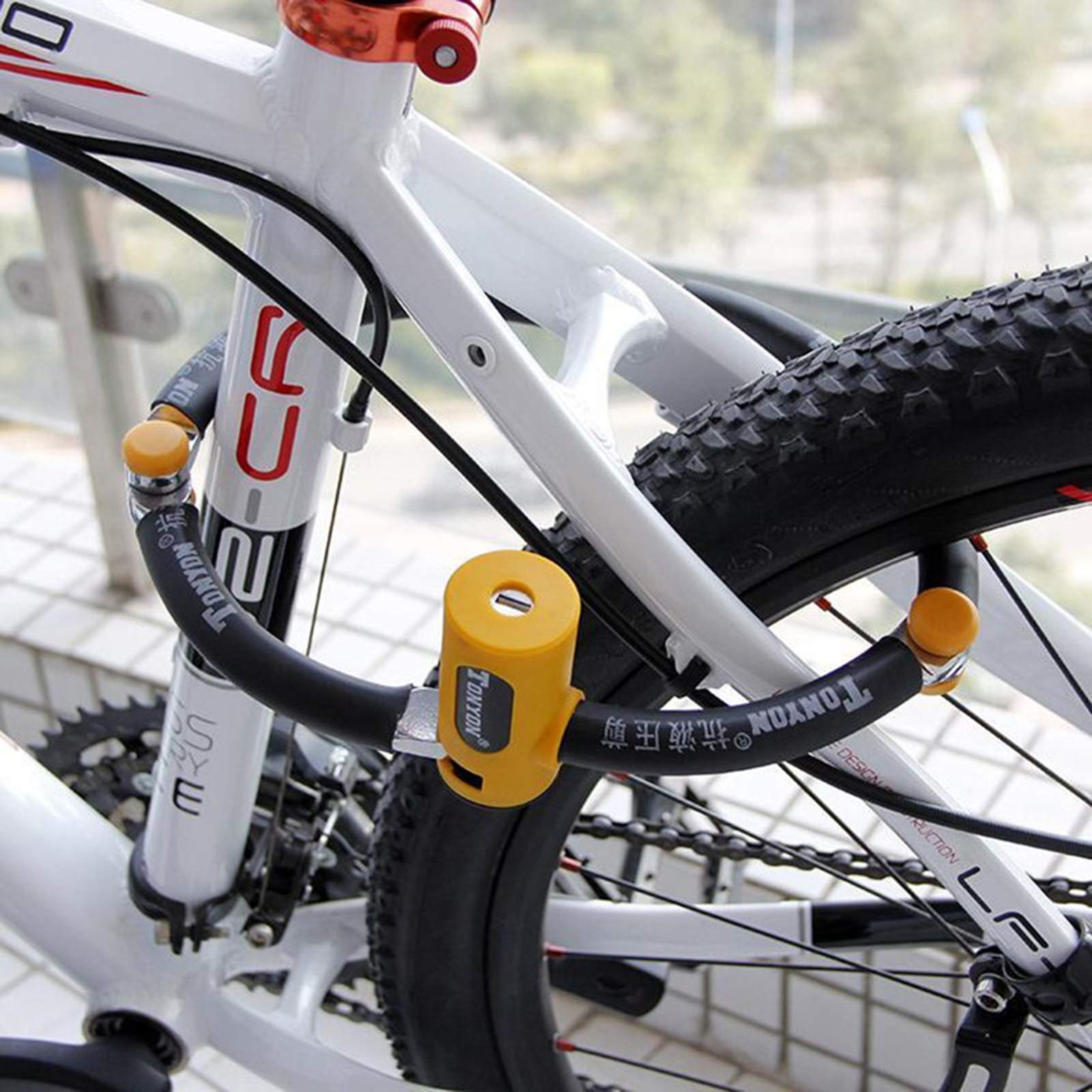 Lucchetto Pieghevole per Bicicletta, Cesoia Anti-Idraulica, Nucleo Antiperforazione,