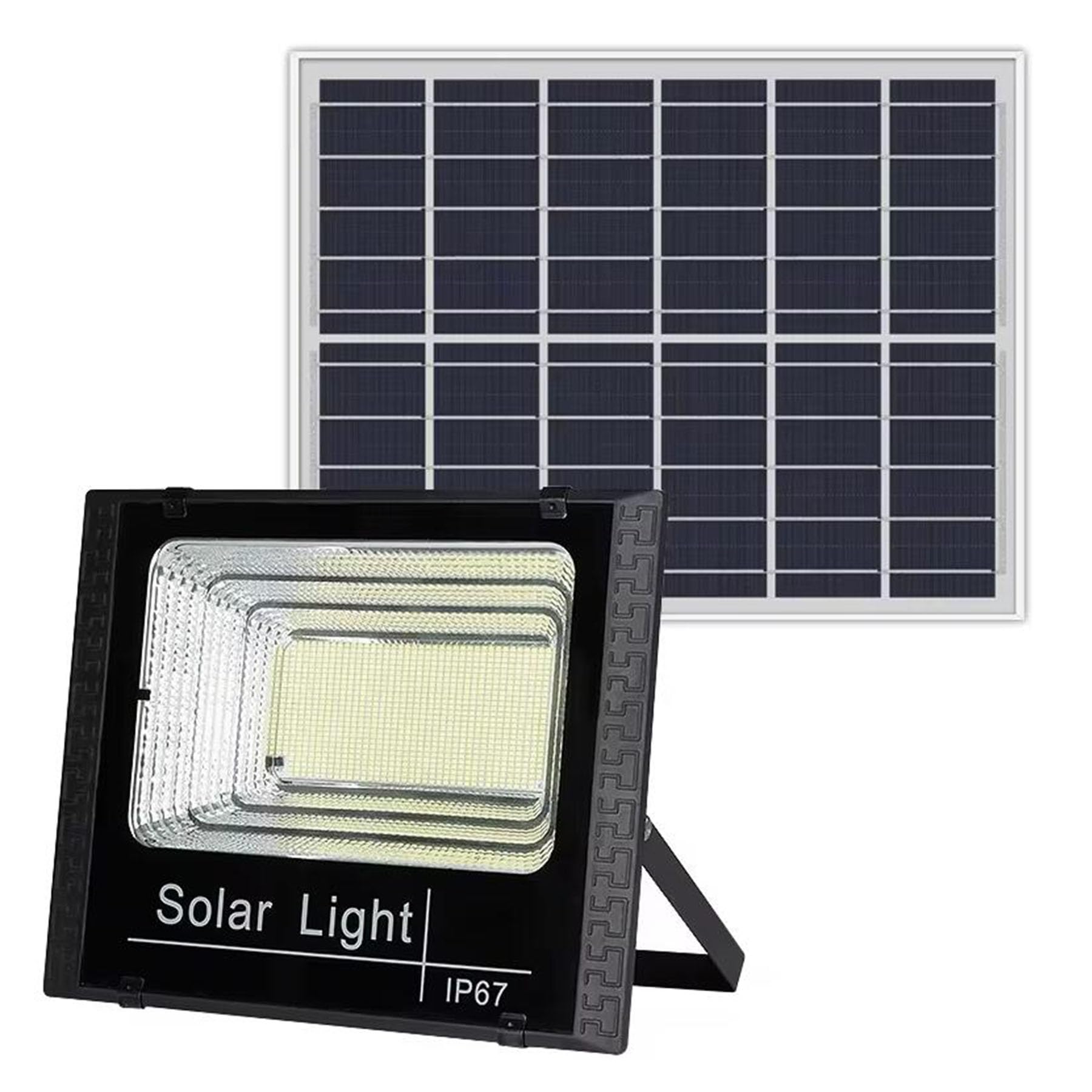 Projecteur solaire d'extérieur 300W étanche IP67 avec éclairage LED puissant