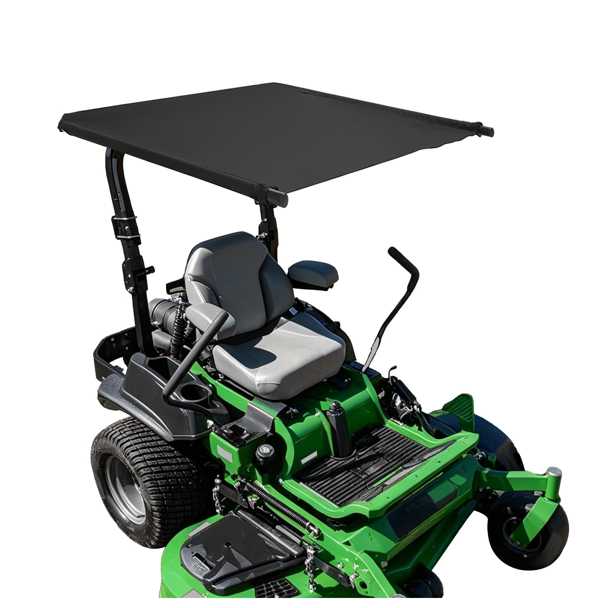 ALMULOO Roof Top Compatible with Tractors and Lawn Mowers with ROPS Fits 2inx2in/2inx3in ROPS Bars Steel Cloth Powder Coated Black-image-16