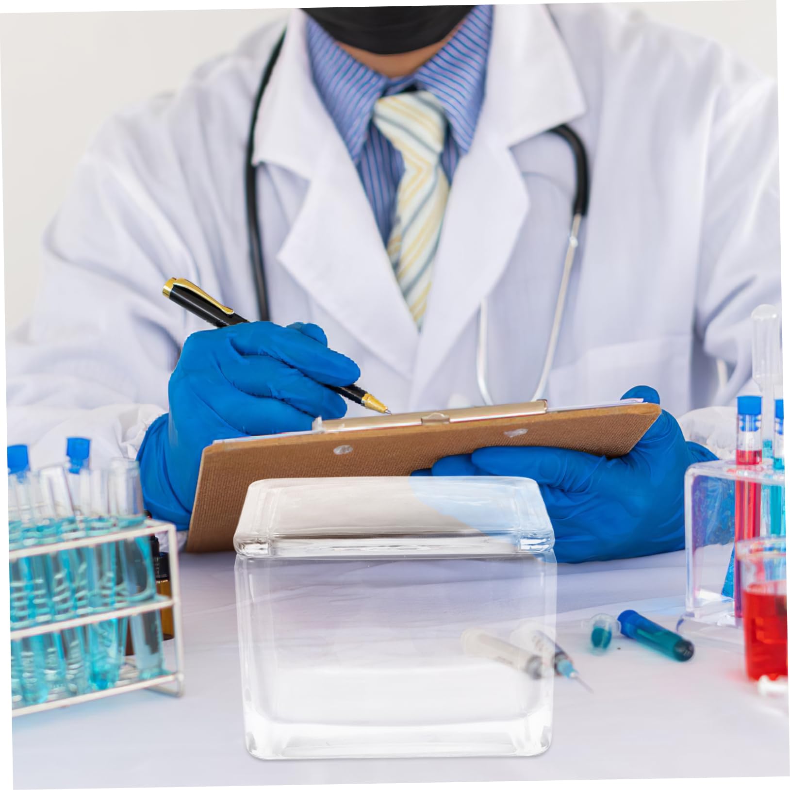 Cabilock Vetrini Coprioggetto per Microscopio Vetrini di Registrazione in Vetro Kit di Preparazione e Coprioggetti per Campioni Vetrino per Cellule