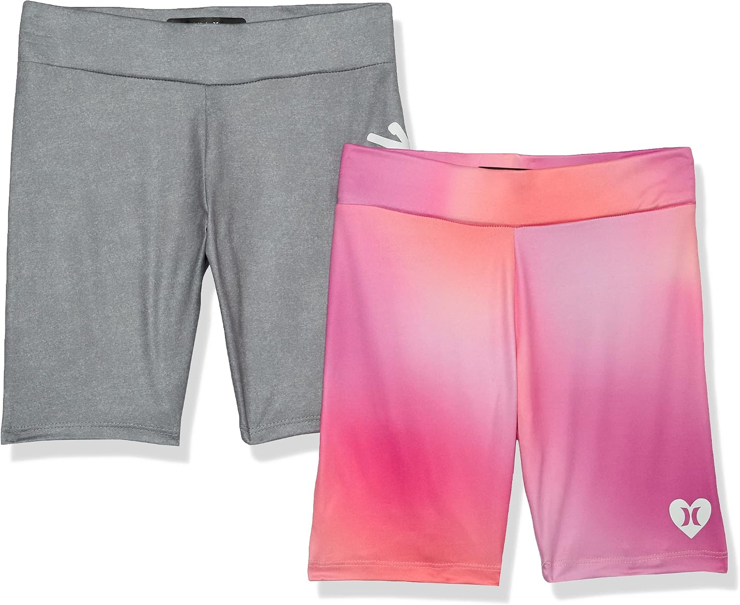 Hurley Girls' 2-Pack Bike Shorts