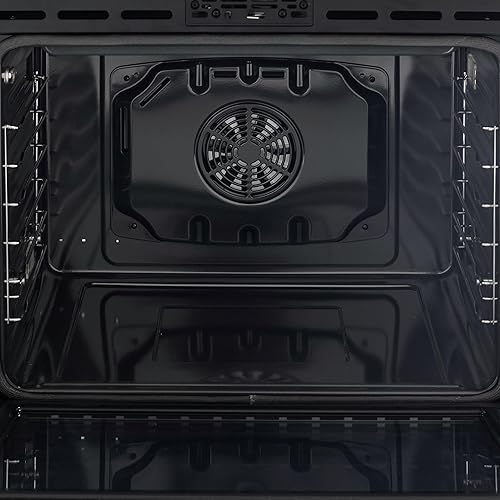 Miniatura 5 de Rango de inducción profesional de 30 pulgadas con horno de convección, freír al aire, estufa eléctrica de 4 quemadores, piedra para pizza, acero