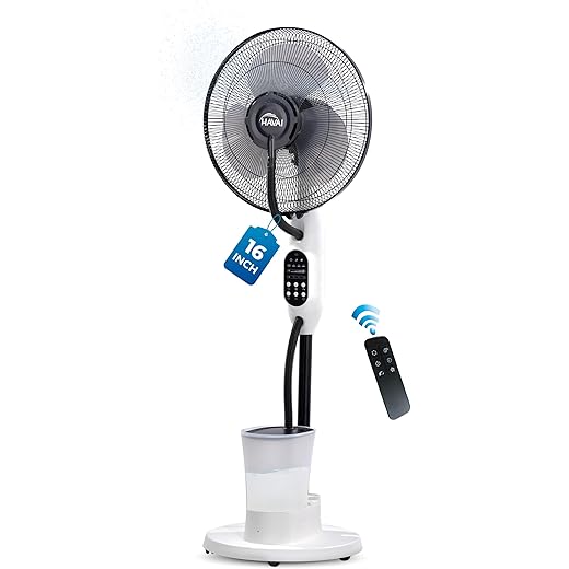 HAVAI Blu 16 BLDC Mist Pedestal Fan Remote Controlled 28 Li