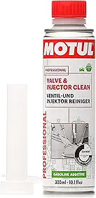 Motul - Aditivo Valve & Injector Clean (300ml) | Limpador de bicos injetores e válvulas para gasolina | Elimina depósitos e restaura a performance do motor