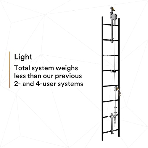 Miniatura 14 de 3M DBI-SALA Lad-Saf Cable Sistema de Seguridad Vertical 6119020, Acero Inoxidable, 20 FT