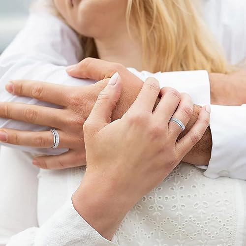 Miniatura 2 de Supcare Anillos para ansiedad para hombres y mujeres, anillo giratorio de acero inoxidable, vikingocelta, sol y luna, talla 7-14 (con caja de regalo