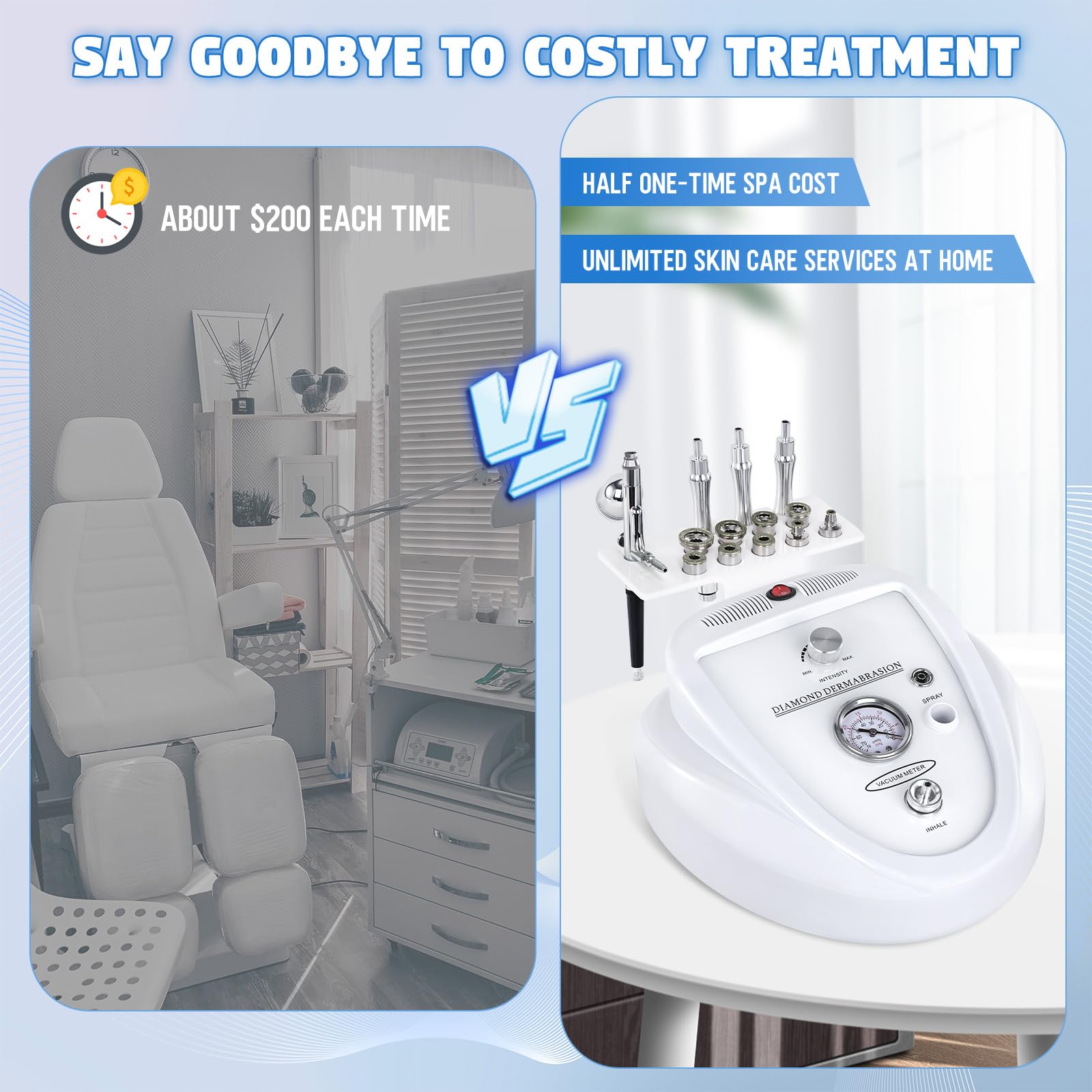 Amazon.com: Upgraded 2 IN1 Diamond Microdermabrasion Machine