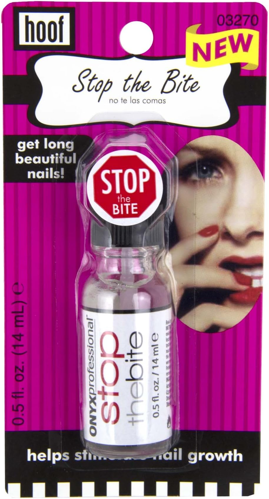 Onyx Professional Nail Biting & Thumb Sucking Treatment Cure Polish That Enhances Nail Growth 0.5 fl oz